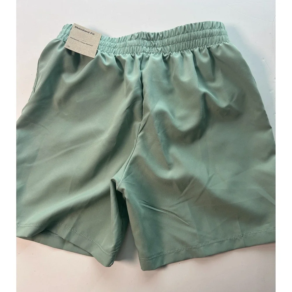 Nike Kids Shorts Size S Small Dr-Fit Green Sports W22 Athletic NWT Ret. $25.  01